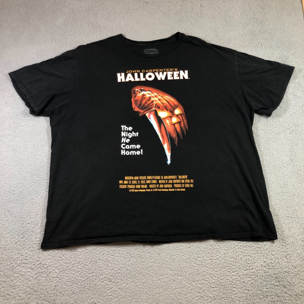 Halloween T shirt mens 3XL black michael myers john carpenter's horror